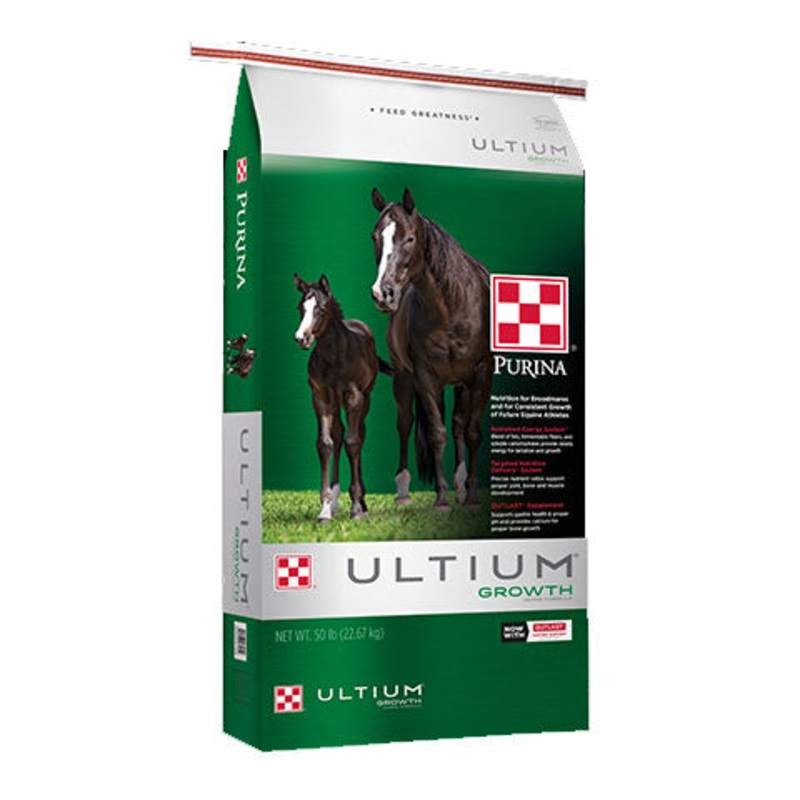 Purina Ultium Growth Horse Formula Horse Feed 50 lb.