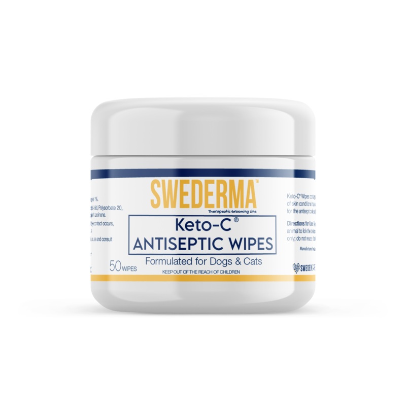 Swederma Keto-C Antiseptic Wipes 50 Count