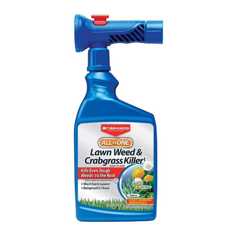 BioAdvanced All-In-One Lawn Weed & Crabgrass Killer Ready-To-Spray 32 oz