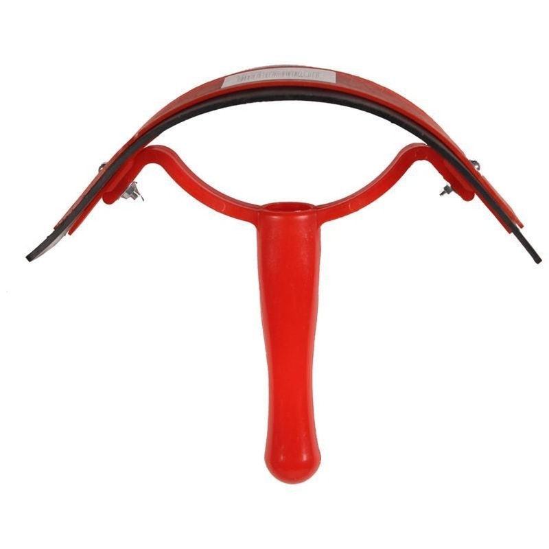 HALF MOON SWEAT SCRAPER 8 INCH RED