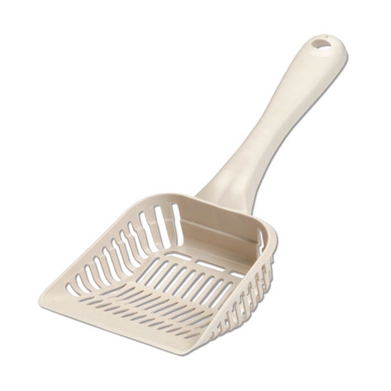 Petmate Litter Scoop with Microban Bleached Linen Color Giant