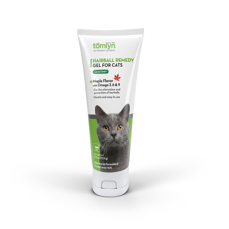 Tomlyn Laxatone Hairball Remedy Maple-Flavored Gel for Cats 2.5 Oz