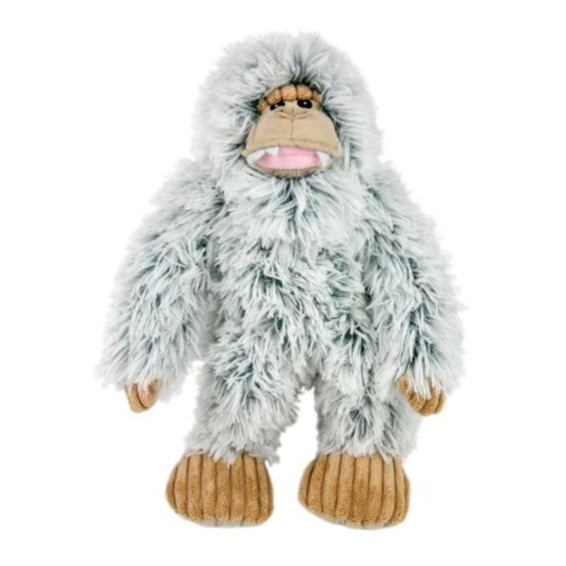 Yeti Plush Squeaker Dog Toy 14 in