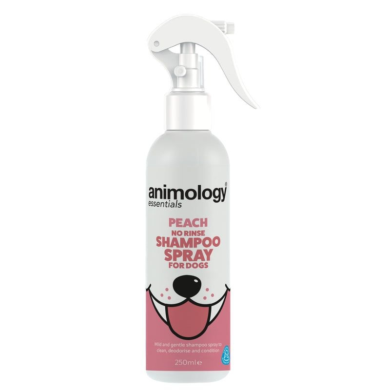 Animology Essentials Peach No Rinse Dog Shampoo Spray 250ml – 250ml