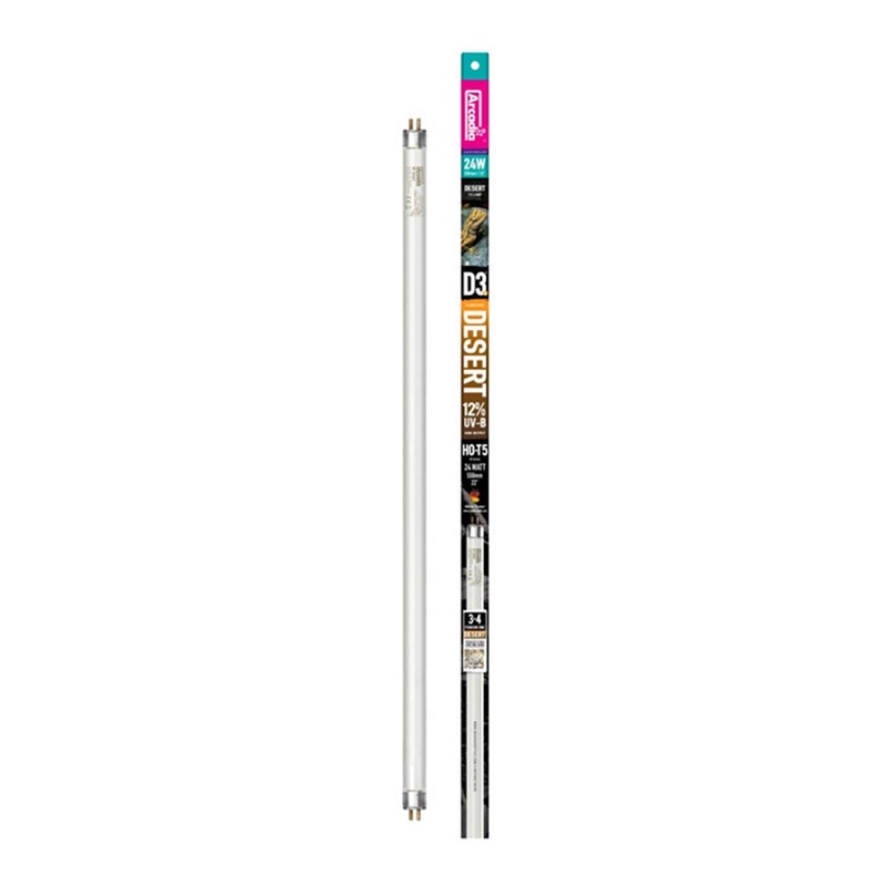 Arcadia D3+ T5 Desert UVB Lamp 24 inch (24W)