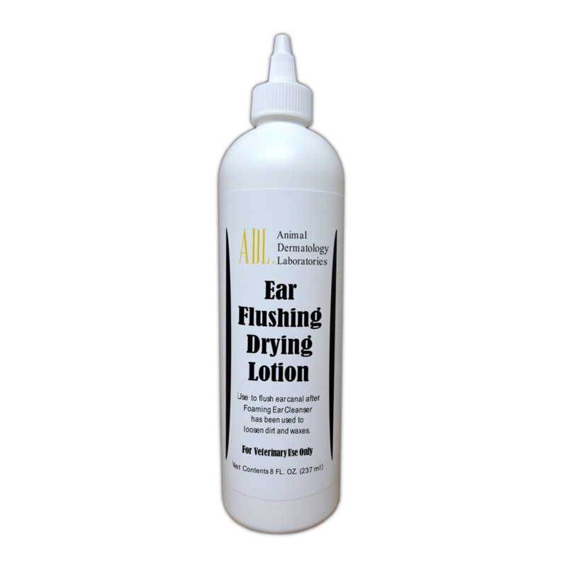 Ear Flusing Drying Lotion for Dogs 8 oz