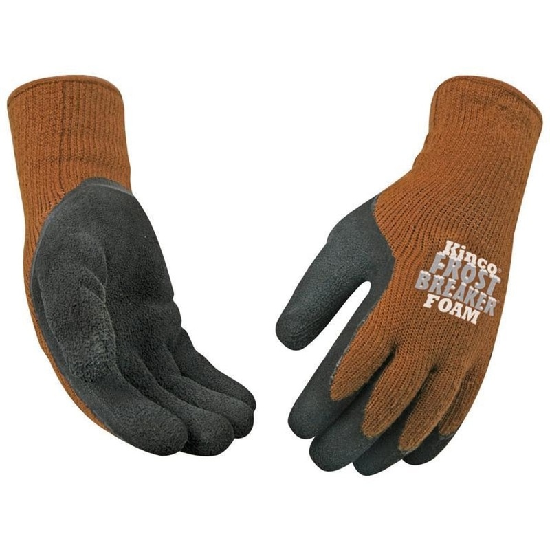 Kinco Frostbreaker Foam Latex Gripping Glove Medium Brown/Gray
