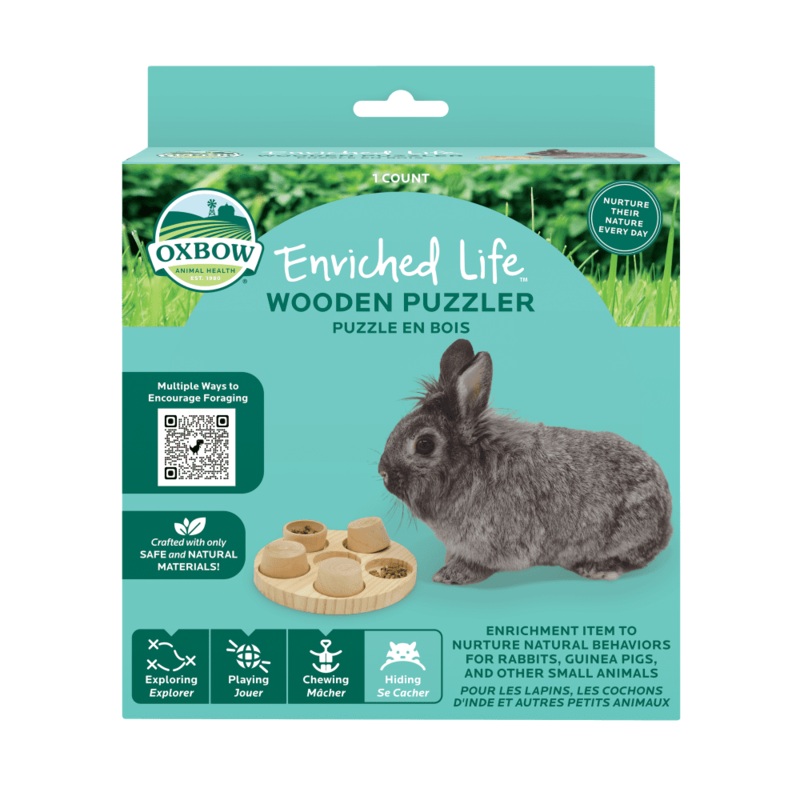 OXBOW ENRICHED LIFE  WOODEN PUZZLER