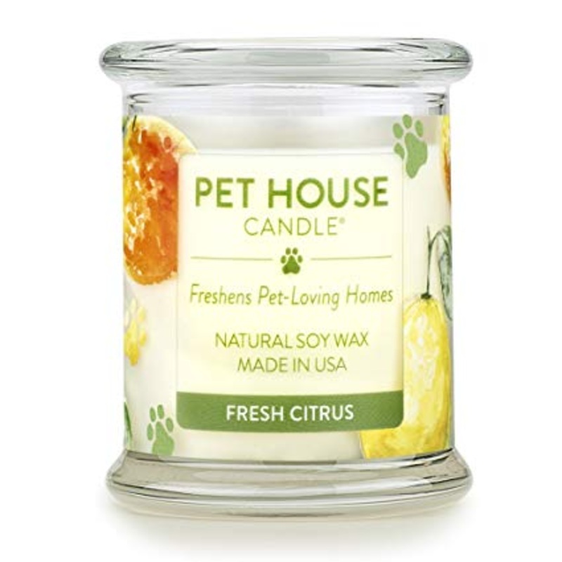 Pet House Fresh Citrus Soy and Essential Oil Candle 9 oz