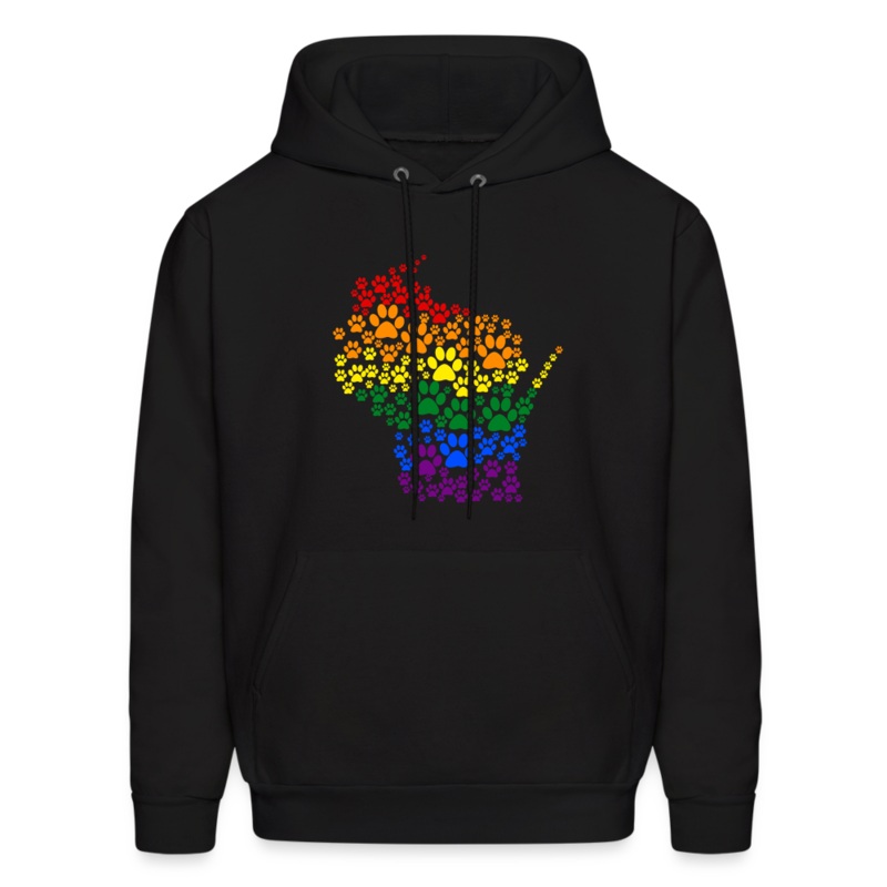 Pride Paws Classic Hoodie black S