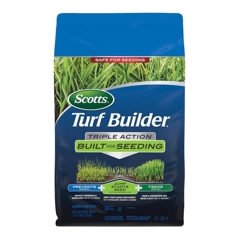 Scotts Turf Builder Triple Action Built For Seeding 17.2 LB