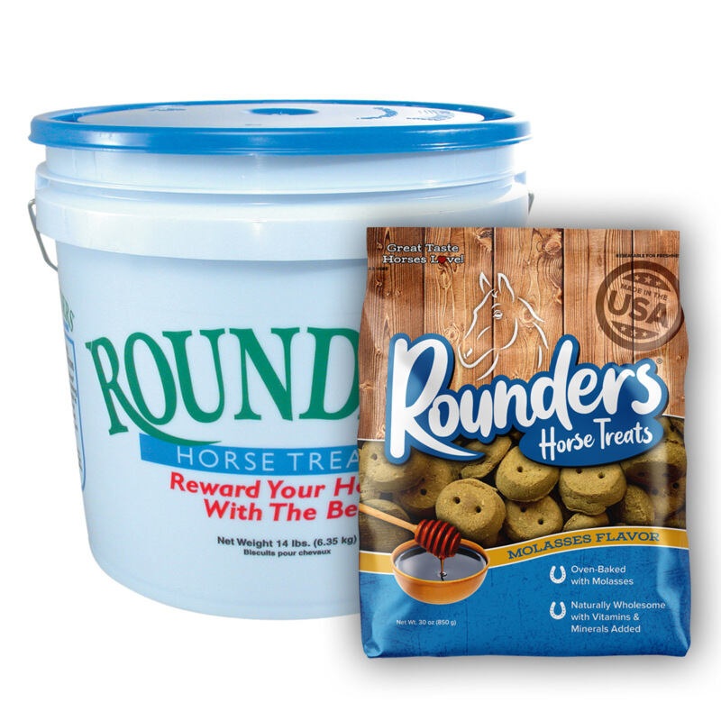 Blue Seal Molasses Rounders Horse Treats 30 oz