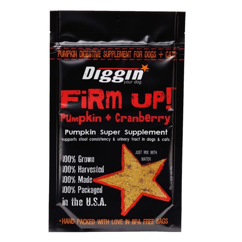 Diggin Your Dog FiRM UP!+ Cranberry Pumpkin Super Supplement 4 oz