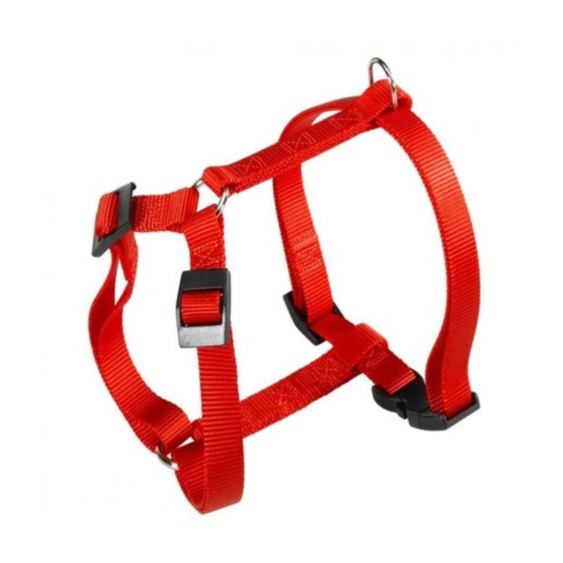 Ferplast Champion P Harness[Color – Red, Dimension – 37-57cm x 44-72cm x 15mm, Size – M]