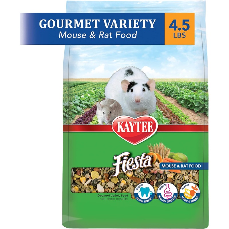 Kaytee Fiesta Pet Mouse and Rat Food, 4.5 lbs