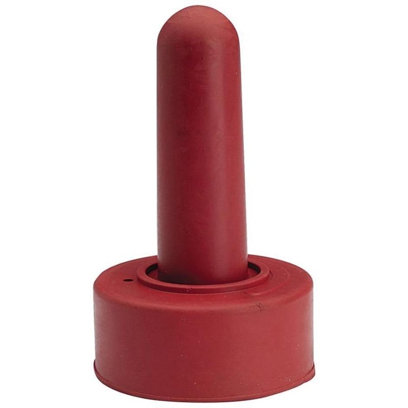 LITTLE GIANT SNAP ON CALF NIPPLE 1X4 IN RED