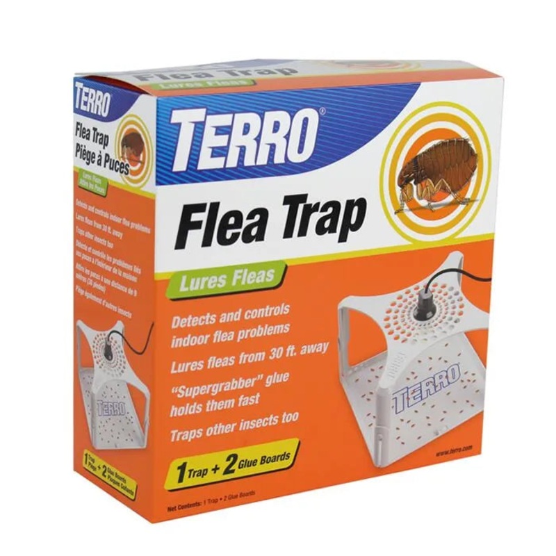 TERRO Refillable Flea Trap 6.5  6. 5  4.85 in