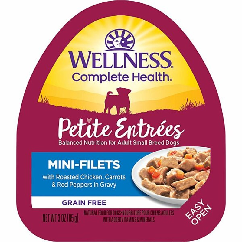 Wellness Petite Entre Mini-Filets Chicken/Carrots/Red Pepper 3OZ Single 3oz