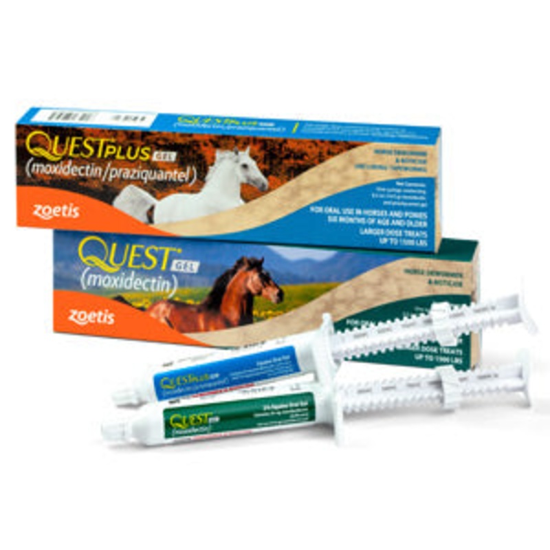Zoetis Quest Horse Dewormer Gel Quest .4 oz