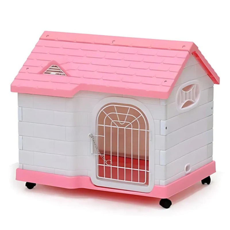 Dayang Dog Cage (085) – 63.5 x 46 x 58.5cm-Pink