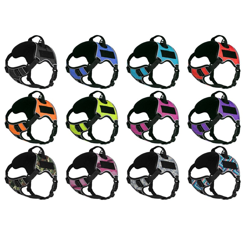 Dogline Quest Multi-Purpose Dog Harness Black 18-22″