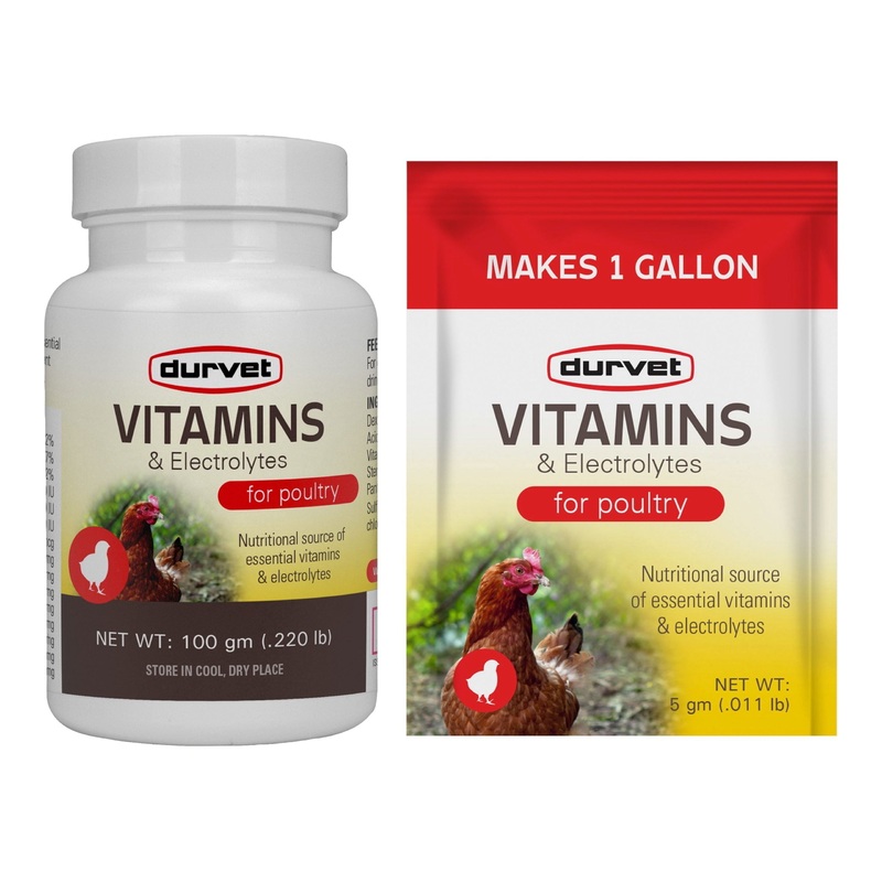 Durvet Vitamins and Electrolytes Powder Livestock Mineral For Poultry 100 gm