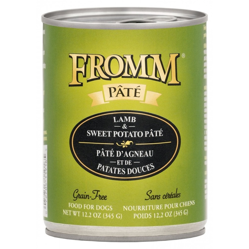 Fromm Grain Free Canned Lamb & Sweet Potato Pte Dog Food 12/12.2oz Case of Cans