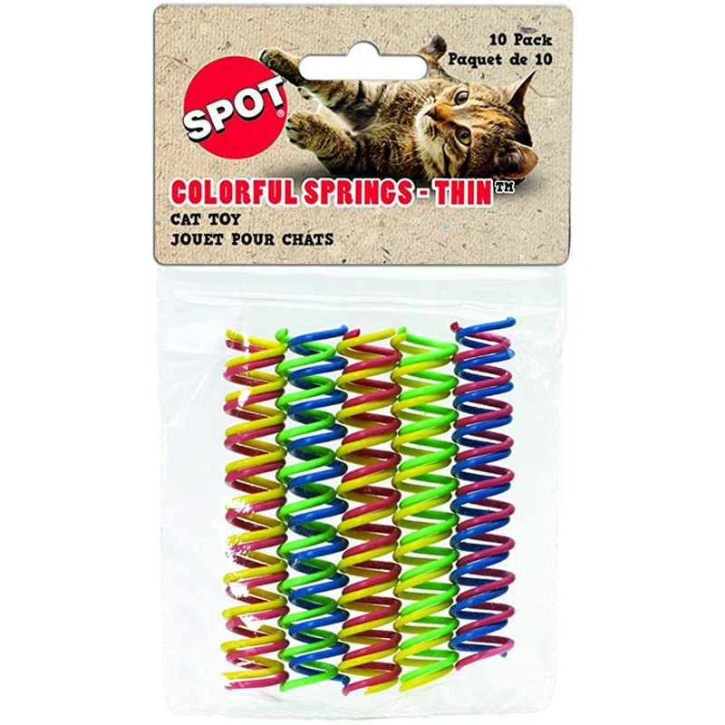 Thin Colourful Springs (Cat Toy) | Spot