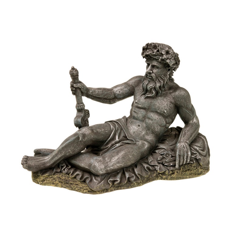 Blue Ribbon Exotic Environments Neptune Aquarium Statue Small