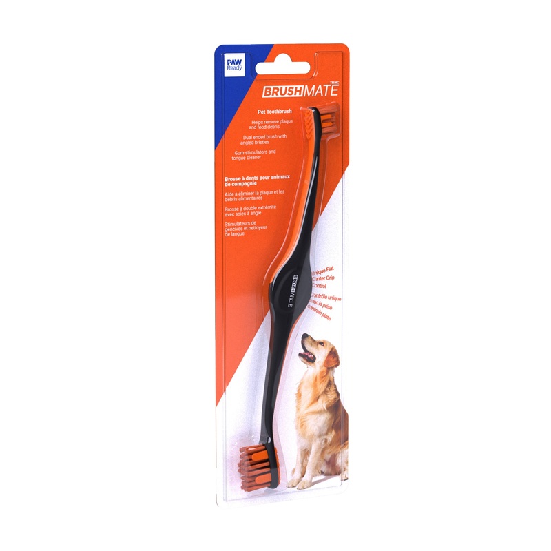 Paw Ready BrushMate Premium Toothbrush Orange