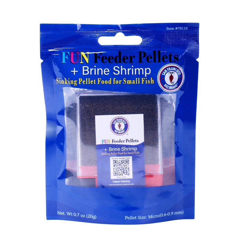 San Francisco Bay Brand Feeder Pellet Plus Brine Shrimp Mini Pellets .7 oz.