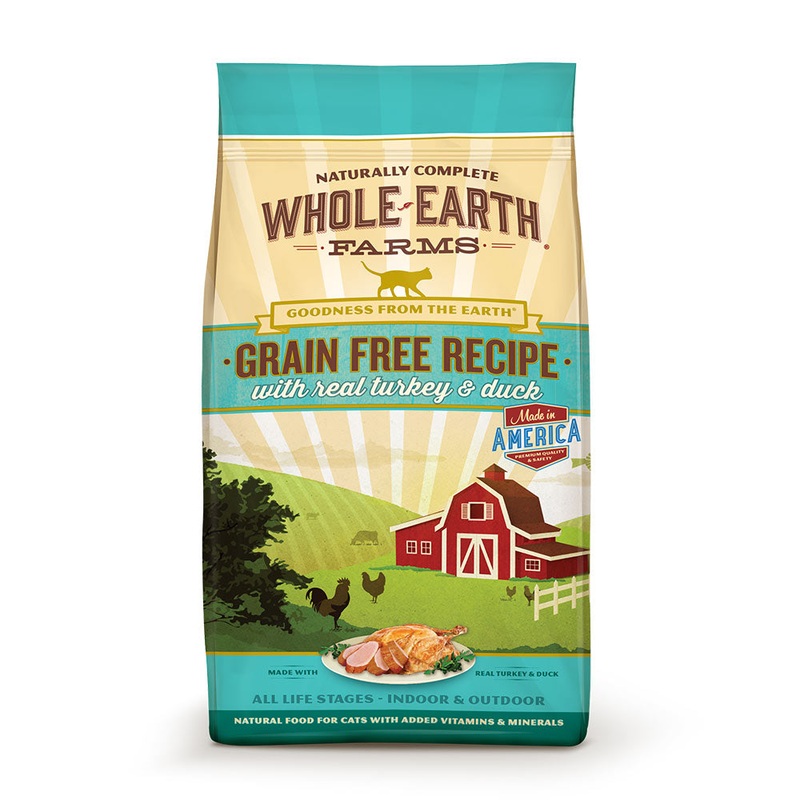 Whole Earth Farms Goodness from the Earth Grain Free Real Turkey & Duck Recipe Cat Food 5 Lbs