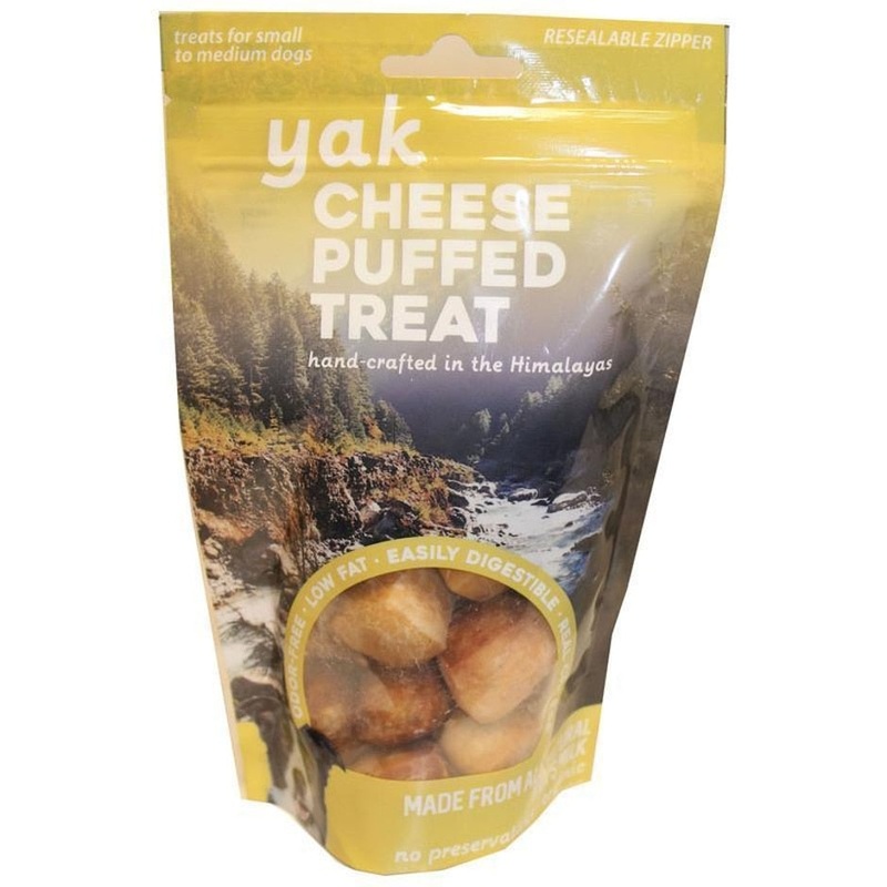 Yak Puffed Cheese Chew Treats 4 oz