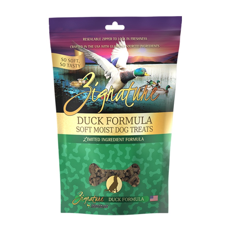 Zignature Duck Soft Moist Treat 4oz