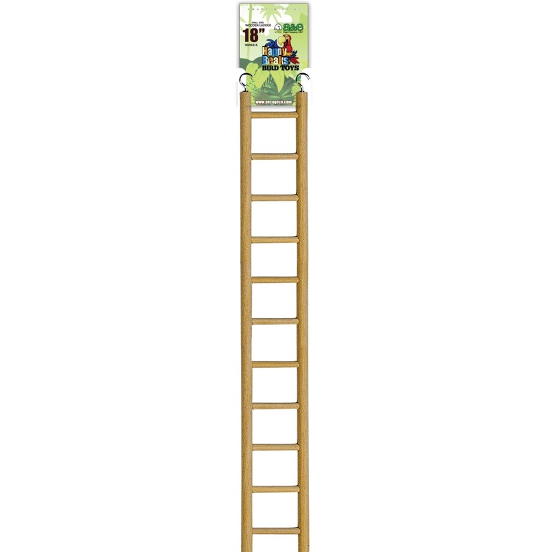 A&E Cage Co 18in 0.5 Diameter Small Ladder Bird Toy
