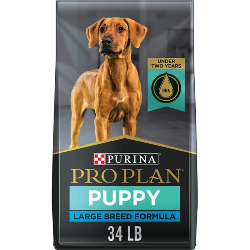 Purina Pro Plan Large Breed Puppy Dog Food 34 lb Chicken & Rice Formula