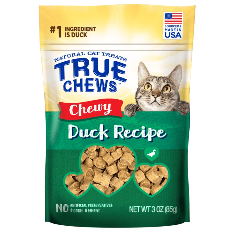 TRUE CHEWS CHEWY DUCK RECIPE CAT TREATS