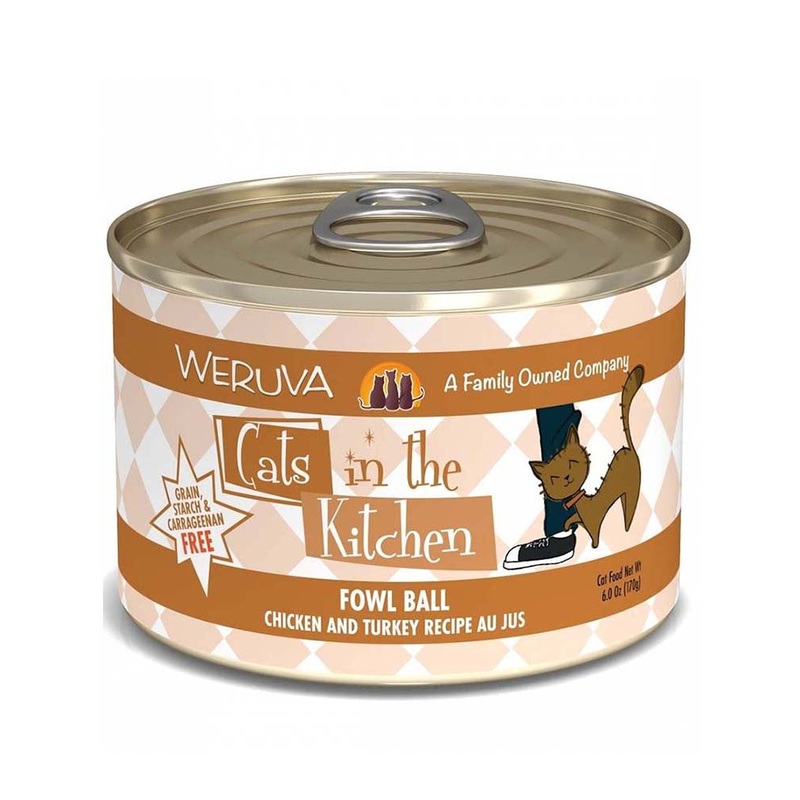 Weruva Cats in the Kitchen Fowl Ball 3.2oz