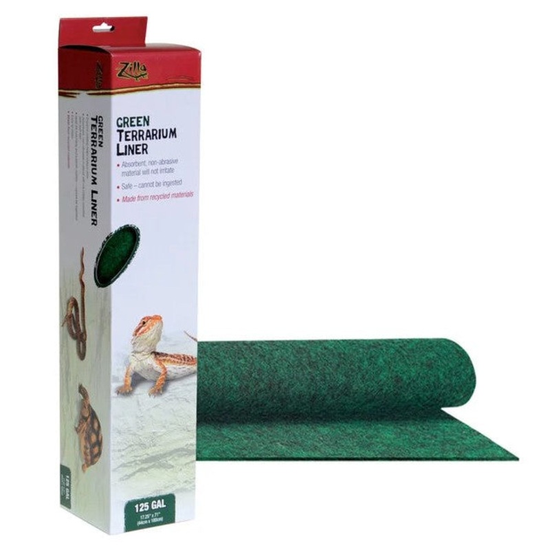Zilla Terrarium Liner Green 18×72 inch