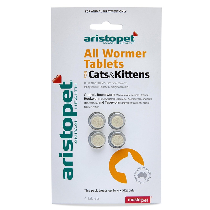 Aristopet – All Wormer For Cats and Kittens (4pk) 4p