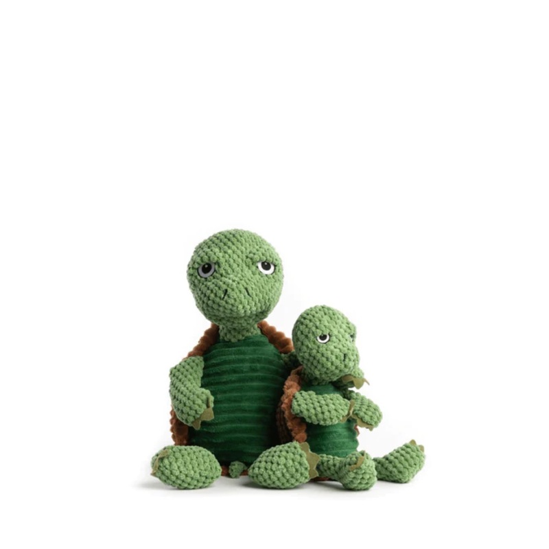 FabDog Floppy Turtle Plush Dog Toy Large