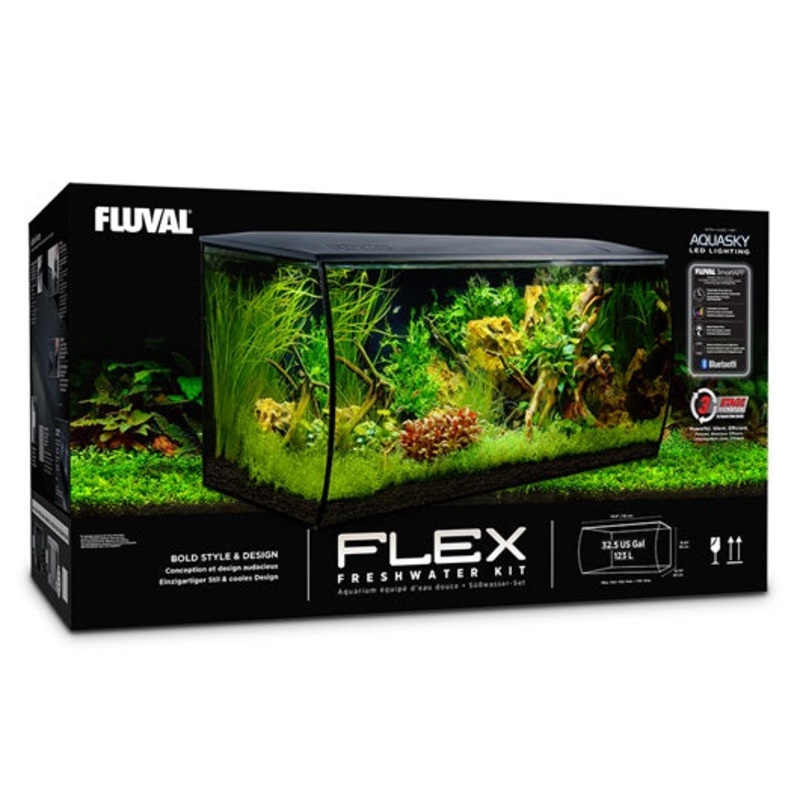 Fluval Flex 32.5G/127L (Black) Black