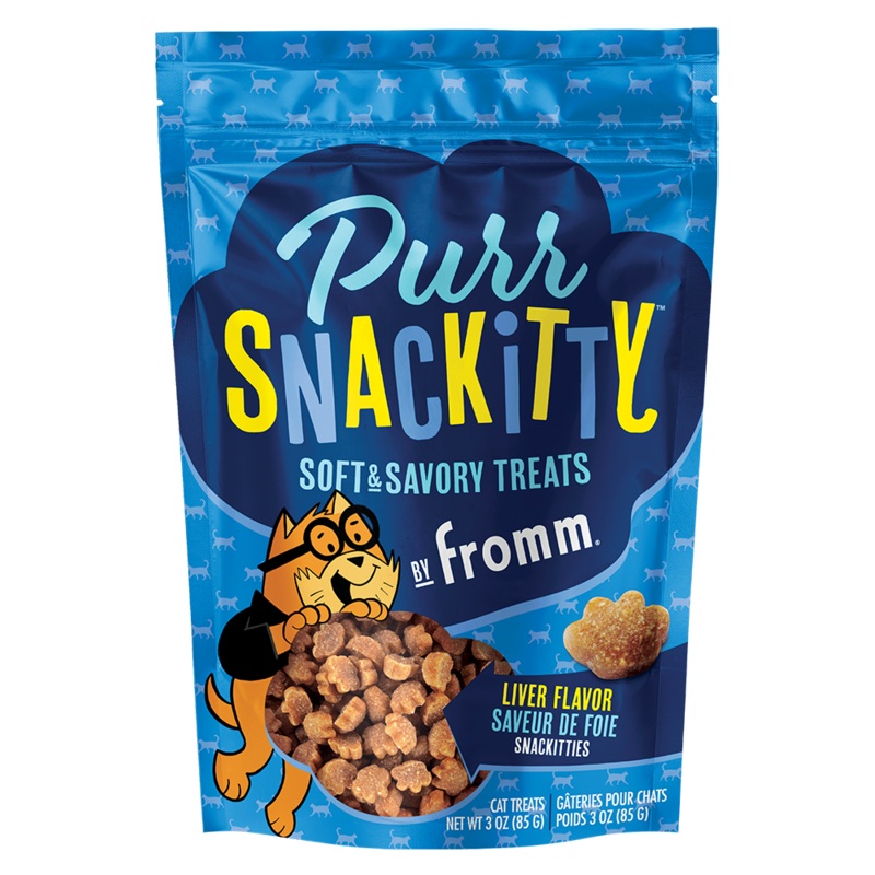 Fromm Purr Snackitty Liver Flavor Snackitties Cat Treats 3 oz