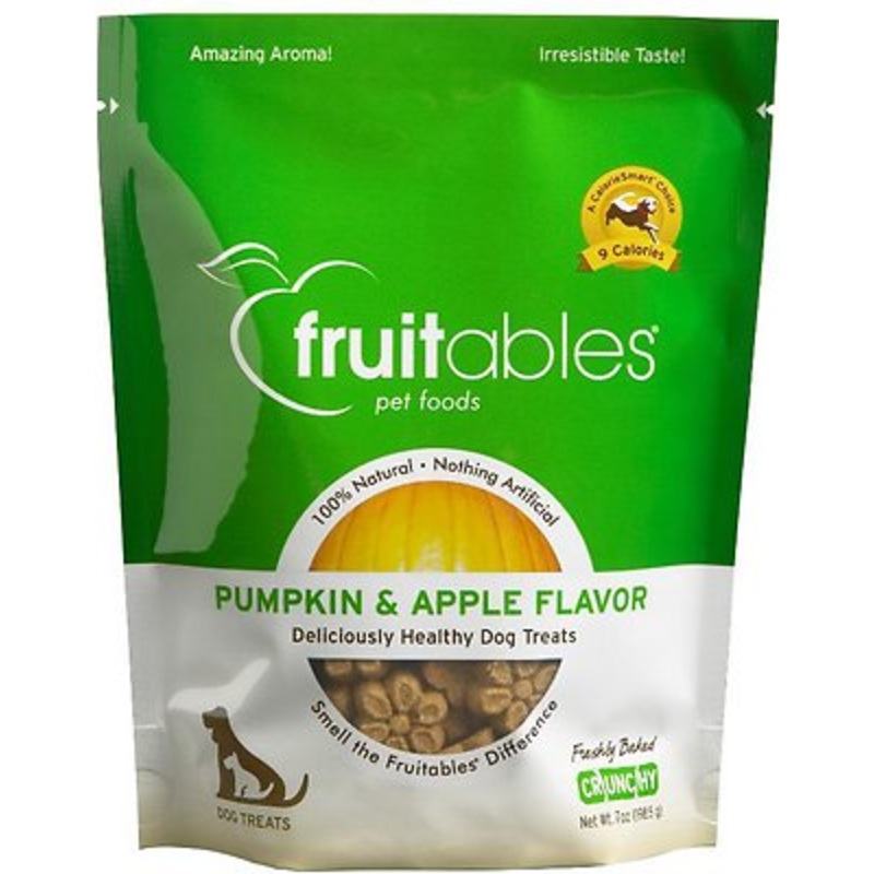 Fruitables Pumpkin & Apple Flavor Crunchy Dog Treats