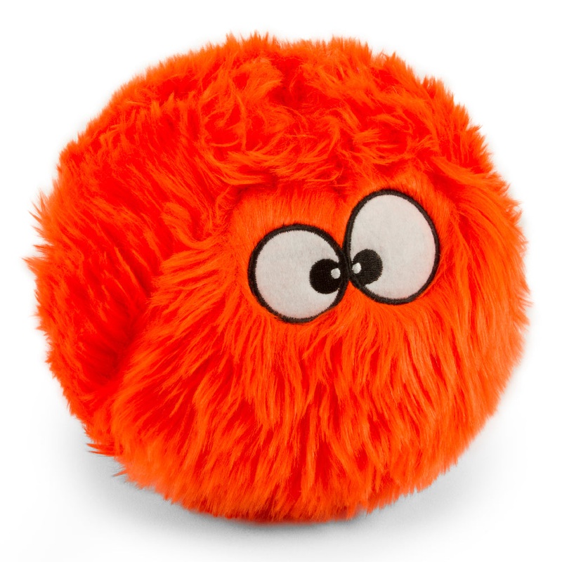 GoDog Furballz Chew Guard Squeaky Plush Dog Toy Extra Small