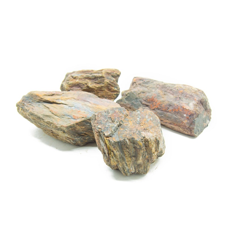 NATURAL Polished Petrified Wood – Aquarium / Terrarium / Bonsai Stone 1 lb, Nano Rubble Rock Assortment