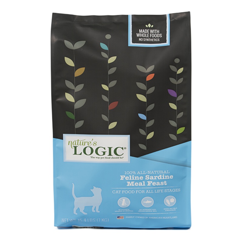 Nature’s Logic Feline Sardine Meal Feast Dry Cat Food