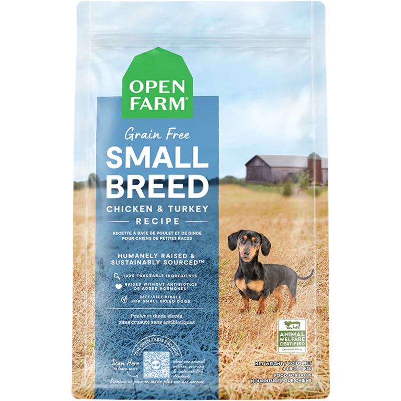 Open Farm Small Breed Grain-Free Dry Dog Food – 11lb