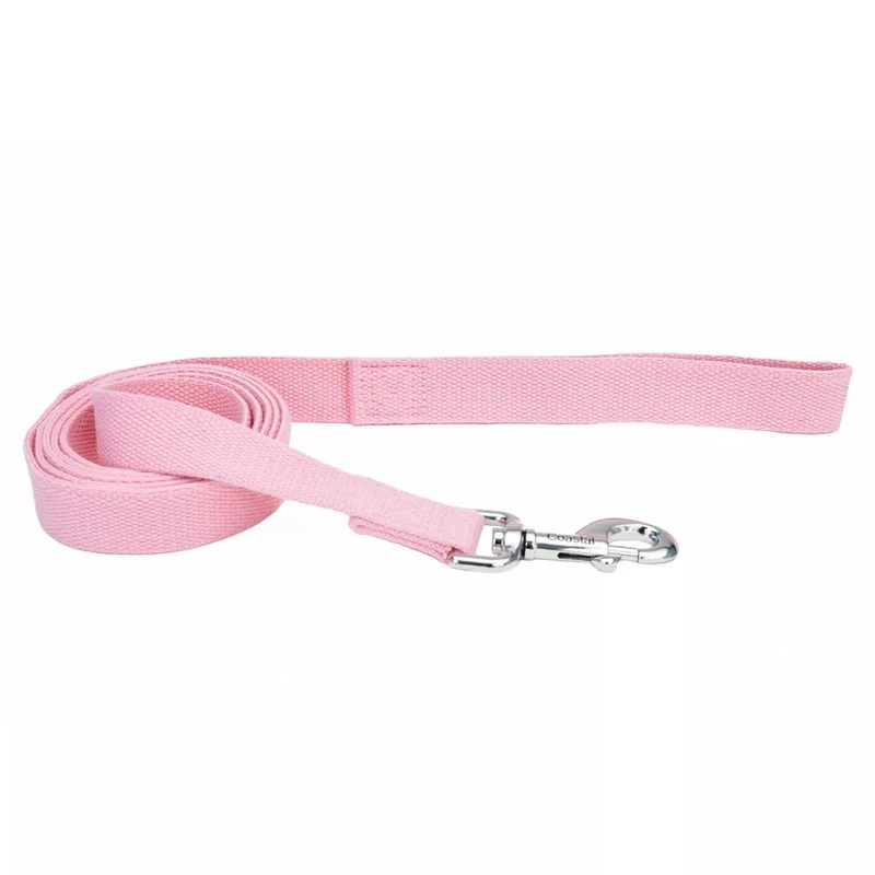 Coastal Pet New Earth Soy Dog Leash Small/Medium – 5/8″ X 6′ Rose
