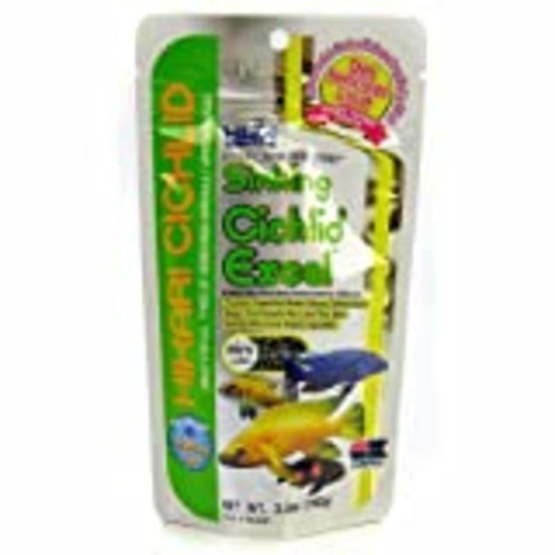 Hikari Sinking Cichlid Excel Mini Pellet Fish Food 3 Oz